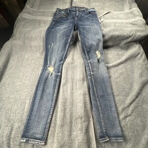 Miss Me Jeans Womens 26 Skinny Stretch Denim  26x29